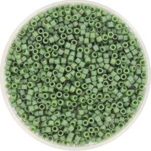 Miyuki Delica 11/0 DB2312 - Opaque Glazed Frosted Rainbow Shamrock