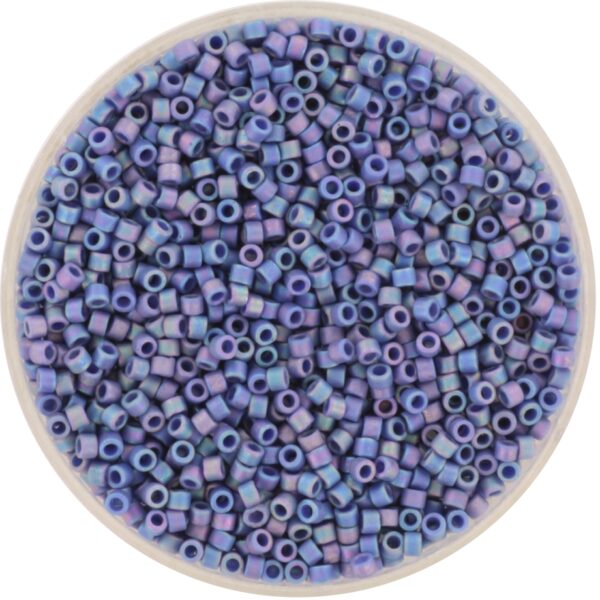 Miyuki Delica 11/0 DB2317 - Opaque Matte Glazed AB Bayberry
