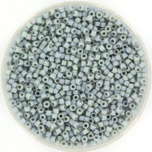 Miyuki Delica 11/0 DB2320 - Opaque Glazed Frosted Rainbow Cadet Grey