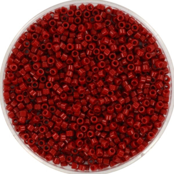 Miyuki Delica 11/0 DB2354 - Duracoat Opaque Dyed Garnet Red