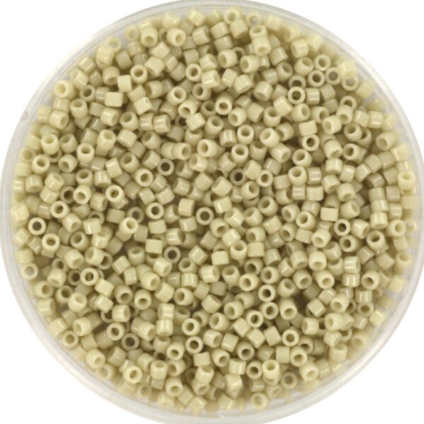Miyuki Delica 11/0 DB2362 - Duracoat Opaque Dyed Dark Ivory Cream