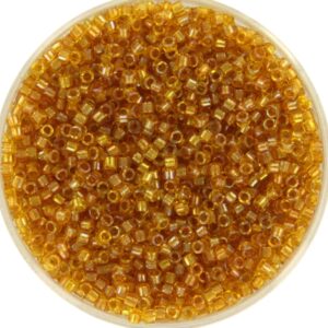 Miyuki Delica 11/0 DB2372 - Fancy Lined Marigold