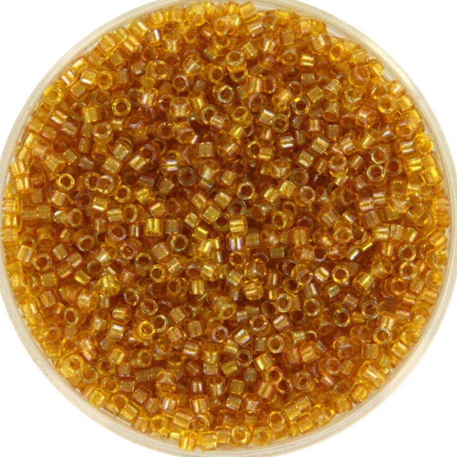 Miyuki Delica 11/0 DB2372 - Fancy Lined Marigold