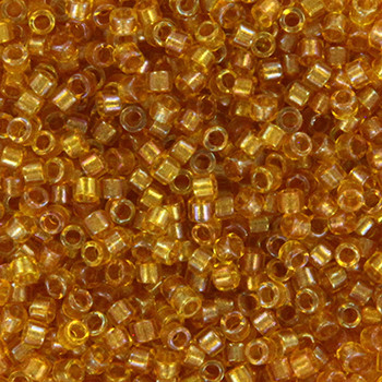 Miyuki Delica 11/0 DB2372 - Fancy Lined Marigold - imagine 2