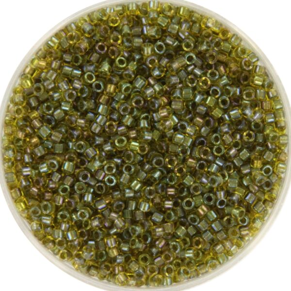 Miyuki Delica 11/0 DB2377 - Fancy Lined Lime