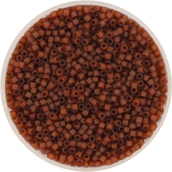 Miyuki Delica 11/0 DB2403 - Transparent Matte Rootbeer