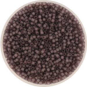 Miyuki Delica 11/0 DB2405 - Transparent Matte Dark Smoky Amethyst