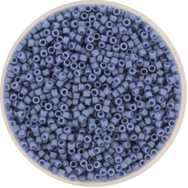 Miyuki Delica 11/0 DB2408 - Opaque Matte Steel Blue