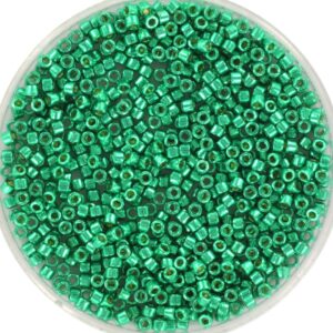 Miyuki Delica 11/0 DB2505 - Duracoat Galvanized Aqua Green