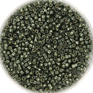 Miyuki Delica 11/0 DB2512 - Duracoat Galvanized Steel Green