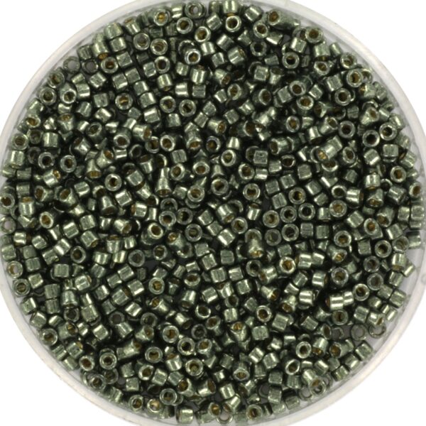 Miyuki Delica 11/0 DB2512 - Duracoat Galvanized Steel Green