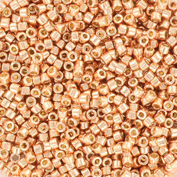 Miyuki Delica 11/0 DB2518 - Duracoat Galvanized Rose Gold - imagine 2