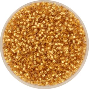 Miyuki Delica 11/0 DB2521 - 24kt Gold Lined Crystal