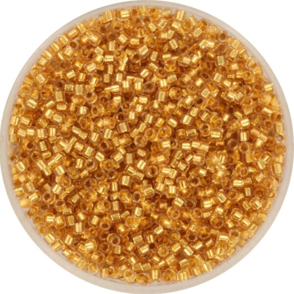Miyuki Delica 11/0 DB2521 - 24kt Gold Lined Crystal