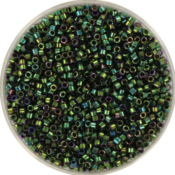 Miyuki Delica 11/0 DB0027 - Metallic Iris Dark Green