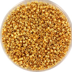 Miyuki Delica 11/0 DB0031 - 24kt Gold Plated