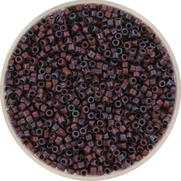Miyuki Delica 11/0 DB0312 - Metallic Matte Iris Dark Raspberry