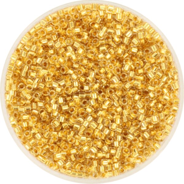Miyuki Delica 11/0 DB0033 - 24kt Gold Lined Crystal