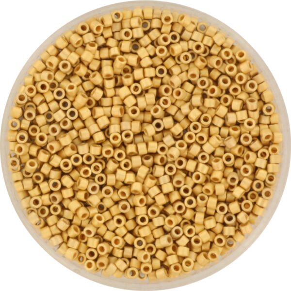 Miyuki Delica 11/0 DB0331 - Plated Matte Gold 24kt