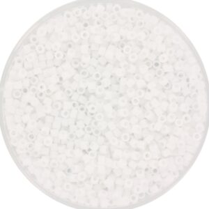 Miyuki Delica 11/0 DB0351 - Opaque Matte AB White