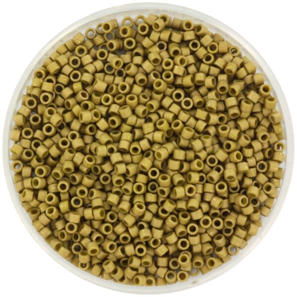 Miyuki Delica 11/0 DB0371 - Opaque Matte Luster Golden Olive