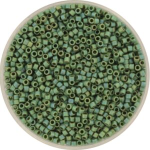 Miyuki Delica 11/0 DB0373 - Metallic Matte Luster Sage Green