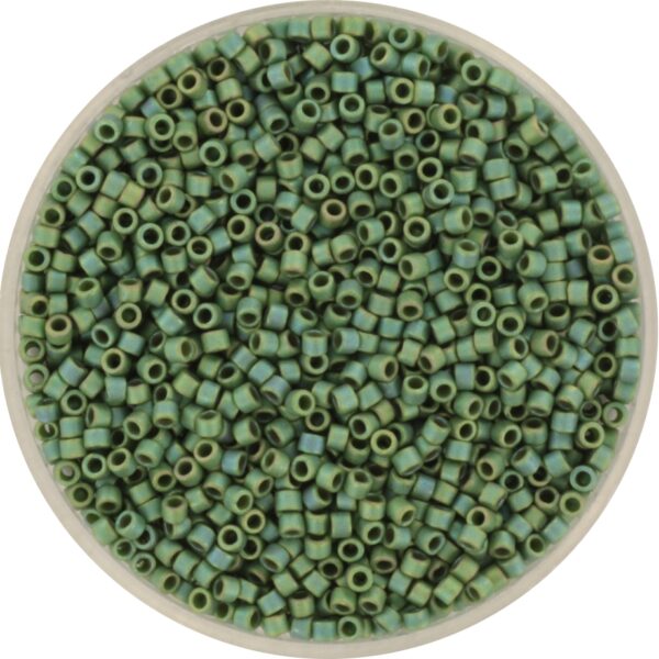 Miyuki Delica 11/0 DB0373 - Metallic Matte Luster Sage Green