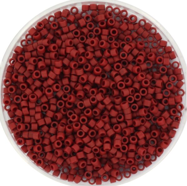 Miyuki Delica 11/0 DB0378 - Metallic Matte Brick Red
