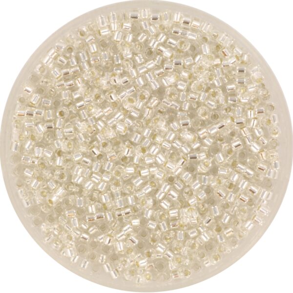 Miyuki Delica 11/0 DB0041 - Silverlined Crystal