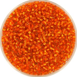 Miyuki Delica 11/0 DB0045 - Silverlined Orange