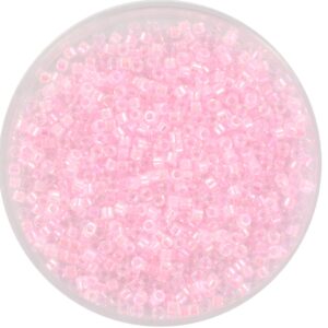 Miyuki Delica 11/0 DB0055 - Pink Lined Crystal AB