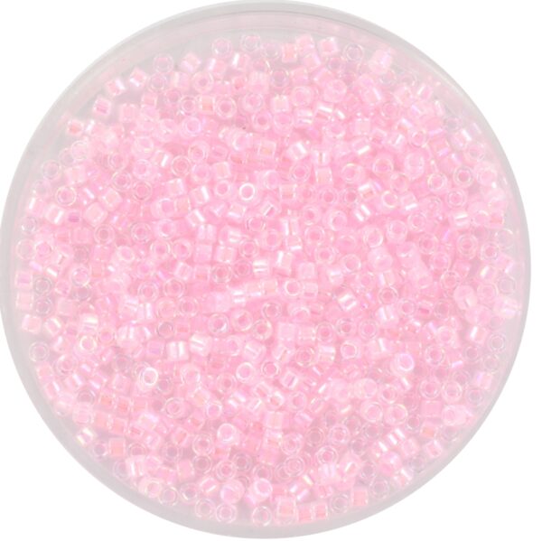 Miyuki Delica 11/0 DB0055 - Pink Lined Crystal AB