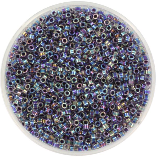 Miyuki Delica 11/0 DB0059 - Amethyst Lined Crystal AB