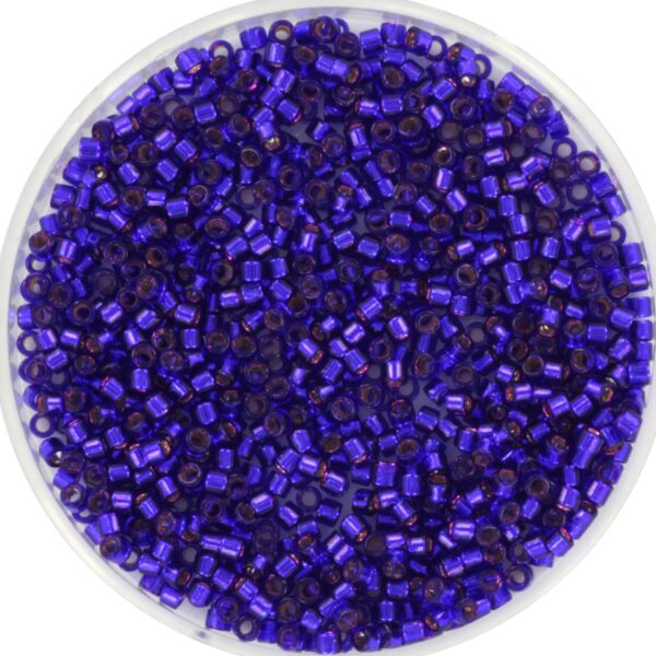 Miyuki Delica 11/0 DB0610 - Silverlined Dyed Dark Violet