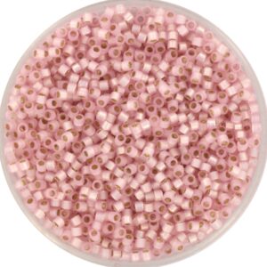 Miyuki Delica 11/0 DB0624 - Silverlined Dyed Alabaster Light Rose
