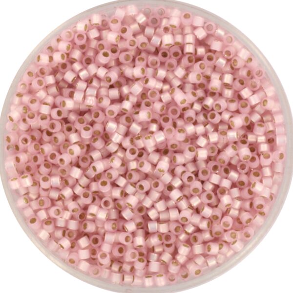 Miyuki Delica 11/0 DB0624 - Silverlined Dyed Alabaster Light Rose