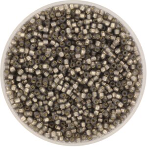 Miyuki Delica 11/0 DB0631 - Silverlined Dyed Alabaster Rustic Gray