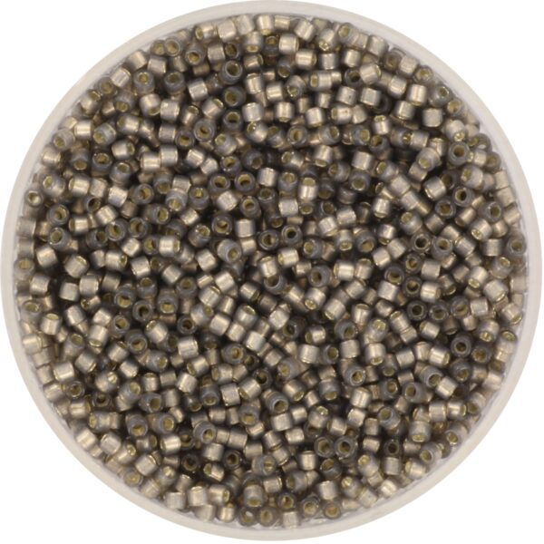 Miyuki Delica 11/0 DB0631 - Silverlined Dyed Alabaster Rustic Gray