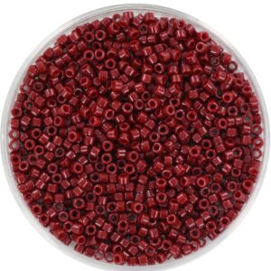 Miyuki Delica 11/0 DB0654 - Opaque Dyed Maroon