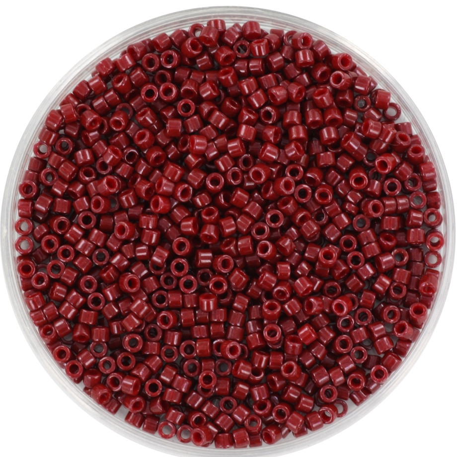 Miyuki Delica 11/0 DB0654 - Opaque Dyed Maroon