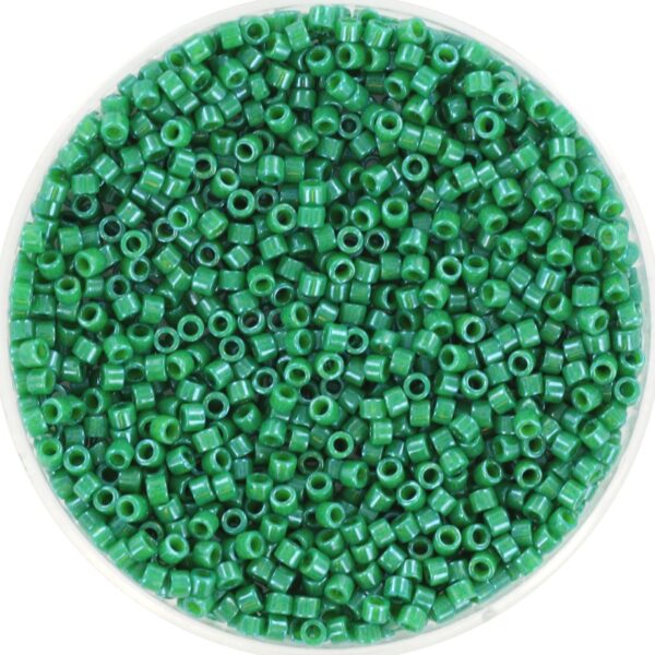 Miyuki Delica 11/0 DB0656 - Opaque Dyed Green