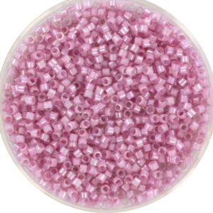 Miyuki Delica 11/0 DB0072 - Orchid Lined Crystal Luster