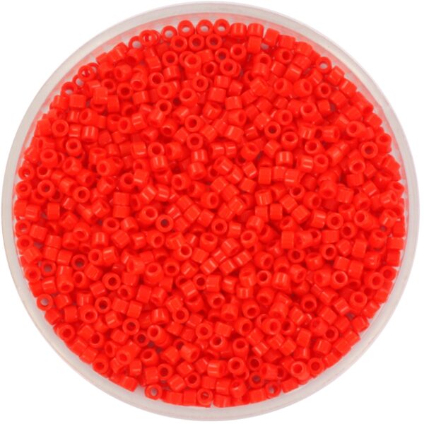 Miyuki Delica 11/0 DB0727 - Opaque Vermillion Red