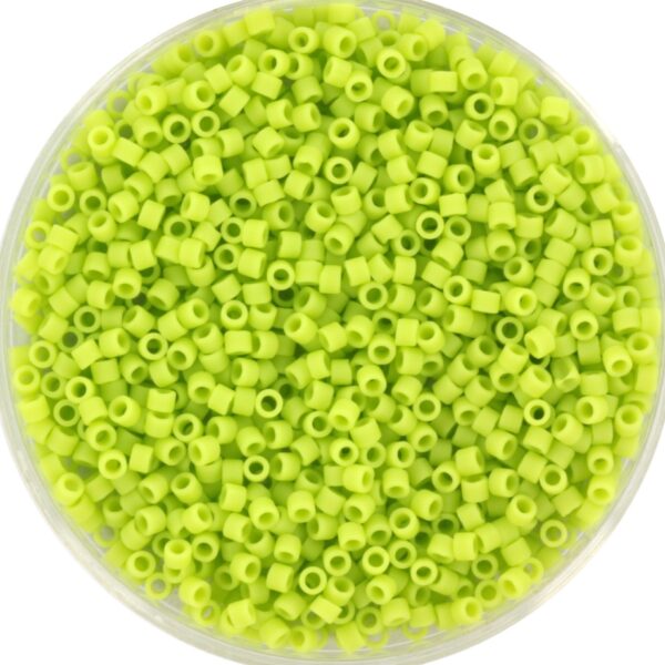 Miyuki Delica 11/0 DB0763 - Opaque Matte Chartreuse