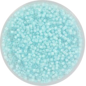 Miyuki Delica 11/0 DB0078 - Lined Luster Crystal Aqua Mist