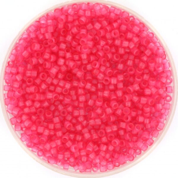 Miyuki Delica 11/0 DB0780 - Transparent SF Dyed Bubble Gum Pink