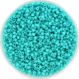 Miyuki Delica 11/0 DB0793 - Opaque Dyed SF Turquoise Green