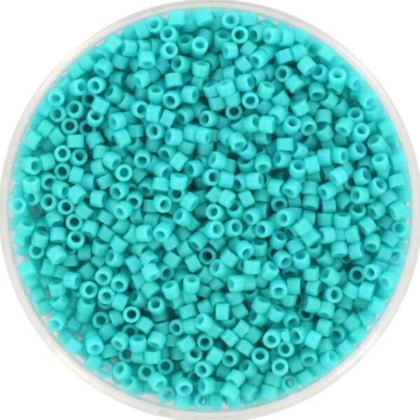 Miyuki Delica 11/0 DB0793 - Opaque Dyed SF Turquoise Green