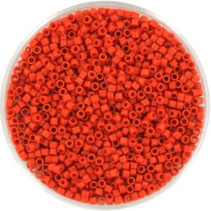 Miyuki Delica 11/0 DB0795 - Opaque SF Dyed Cinnabar