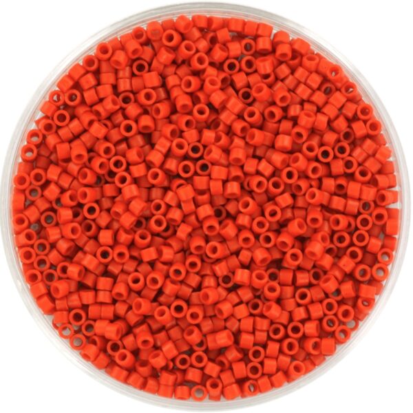 Miyuki Delica 11/0 DB0795 - Opaque SF Dyed Cinnabar